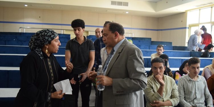 “منصور حسن” يجري جولة تفقدية بجامعة بني سويف الأهلية