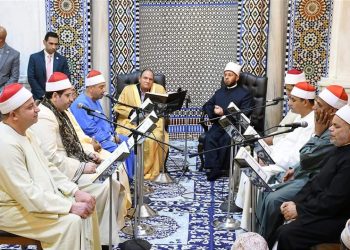 وزير الأوقاف من داخل مسجد الإمام الحسين