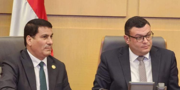 النائب علي بدر في اجتماع وزير الإسكان بمجلس النواب