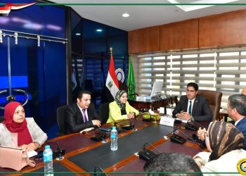 جانب من لقاء نائب محافظ الدقهلية بلجنة المشروعات الخضراء الذكية