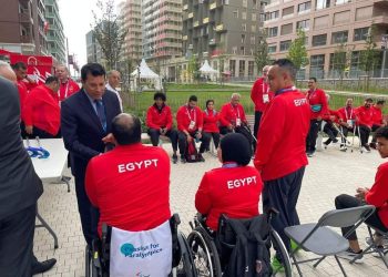 الدكتور أشرف صبحي يكرم الفائزين بميداليات بدورة الألعاب البارالمبية بباريس