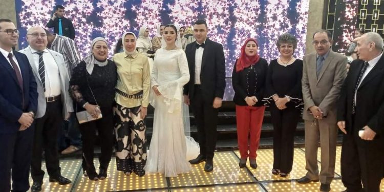 جانب من حفل زفاف نجل مدير مكتب محافظ بني سويف