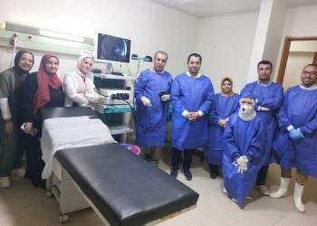 الفريق الطبي بمستشفى بني سويف التخصصي
