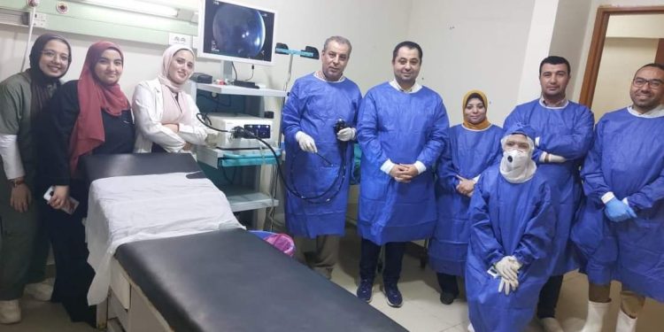الفريق الطبي بمستشفى بني سويف التخصصي