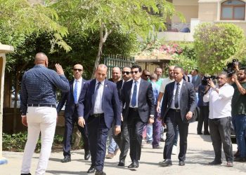 حضور وزير الشباب والرياضة أشرف صبحي تشييع جثمان الراحل إيهاب جلال