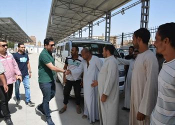تشغيل مجمع مواقف سوهاج الجديد