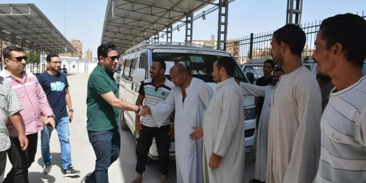 تشغيل مجمع مواقف سوهاج الجديد