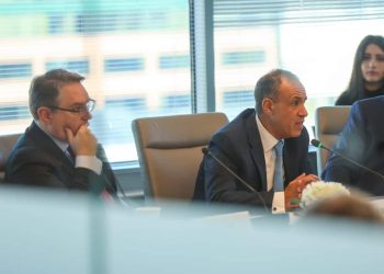 جانب من مشاركة وزير الخارجية بالمائدة المستديرة للمجلس الأطلنطي