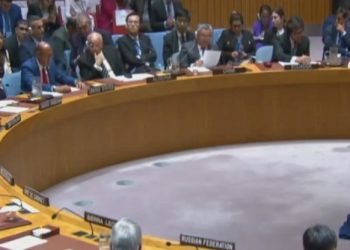 جانب من انعقاد الجلسة الطارئة لمجلس الأمن