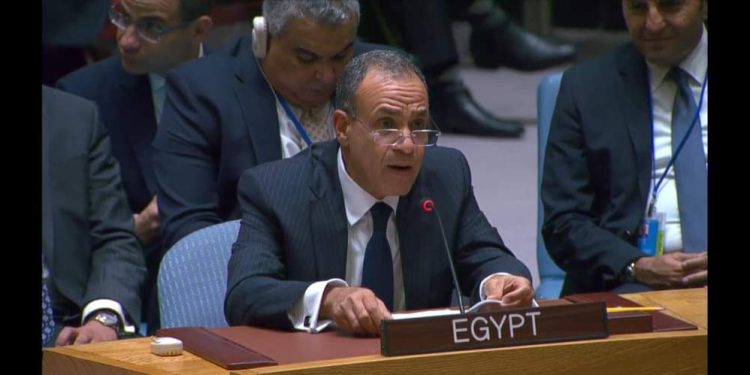 وزير الخارجية في الجلسة الطارئة لمجلس الأمن