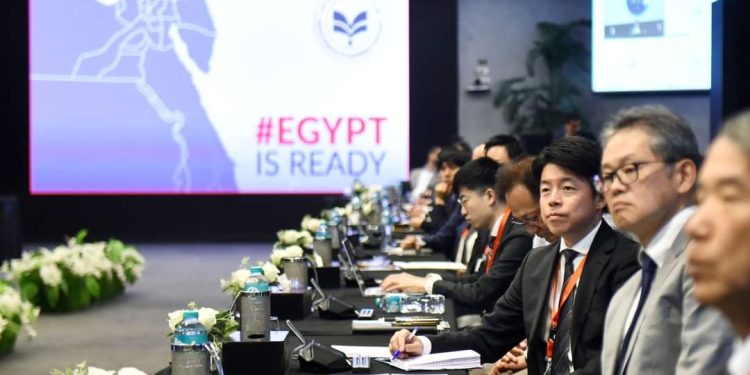 جانب من اجتماع رئيس الهيئة العامة للإستثمار بممثلي الشركات اليابانية في مصر