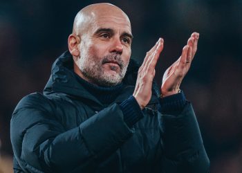 بيب جوارديولا المدير الفني لمانشستر سيتي
