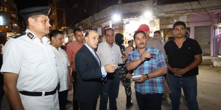 جانب من جولة محافظ كفر الشيخ للمزلقان الأوسط