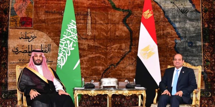 الرئيس السيسي والأمير محمد بن سلمان بن عبدالعزيز