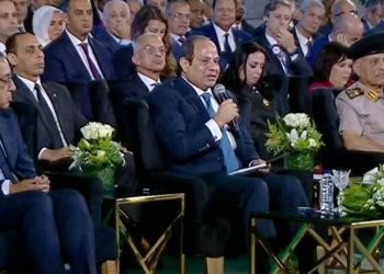 الرئيس السيسي خلال حديثه في اطلاق النسخة الثانية من المؤتمر العالمي للسكان والصحة والتنمية البشرية