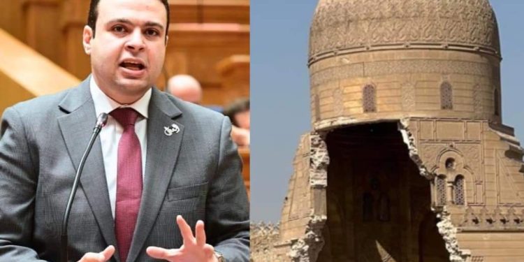 النائب عبد المنعم إمام والقبة المهدومة