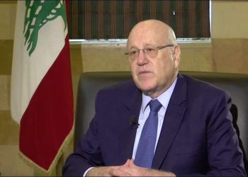 نجيب ميقاتي رئيس حكومة تصريف الأعمال بلبنان