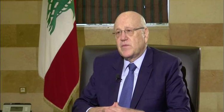 نجيب ميقاتي رئيس حكومة تصريف الأعمال بلبنان