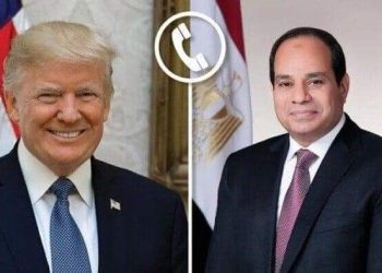 الرئيس السيسي يتصل بترامب
