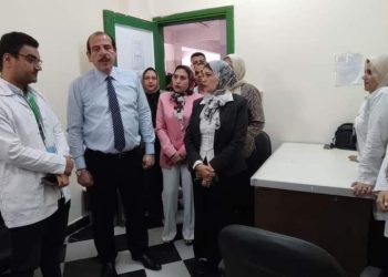 جانب من زيارة نائب وزير الصحة لمحافظة بني سويف