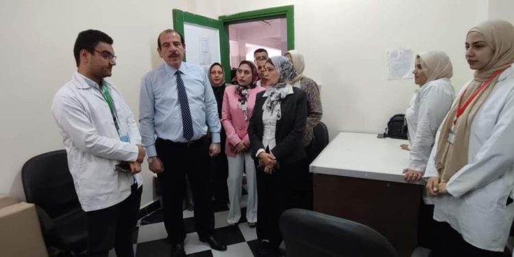 جانب من زيارة نائب وزير الصحة لمحافظة بني سويف