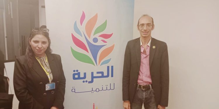 النائب محمد عبدالعزيز وغادة حجاج