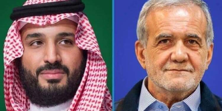 الرئيس الإيراني وولي العهد السعودي