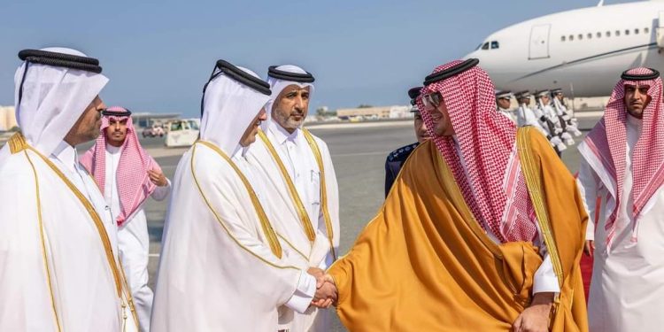 وصول وزير الداخلية السعودي إلى الدوحة
