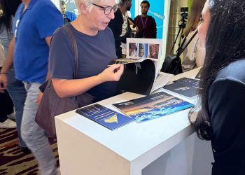 إقبال كبير على جناح مدينة الإنتاج الإعلامي بمهرجان القاهرة السينمائي الدولي