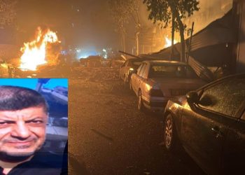 اغتيال محمود ماضي القيادي بحزب الله اللبناني في غارة مار إلياس