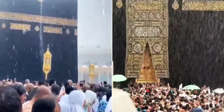 أمطار وصقيع في السعودية