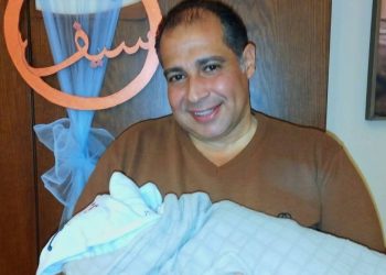 الأستاذ محمد القاضي ومولوده سيف