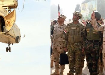 جانب من تفقد رئيس أركان حرب الجيش المصري لأنشطة قوات المظلات