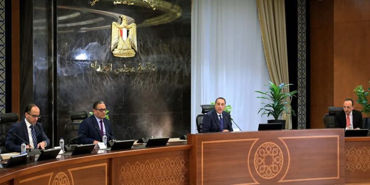جانب من المؤتمر الصحفي لرئيس مجلس الوزراء