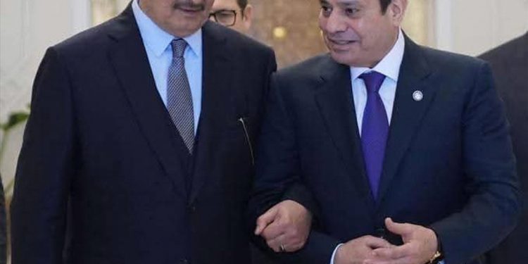 الرئيس السيسي والمشير خليفة حفتر