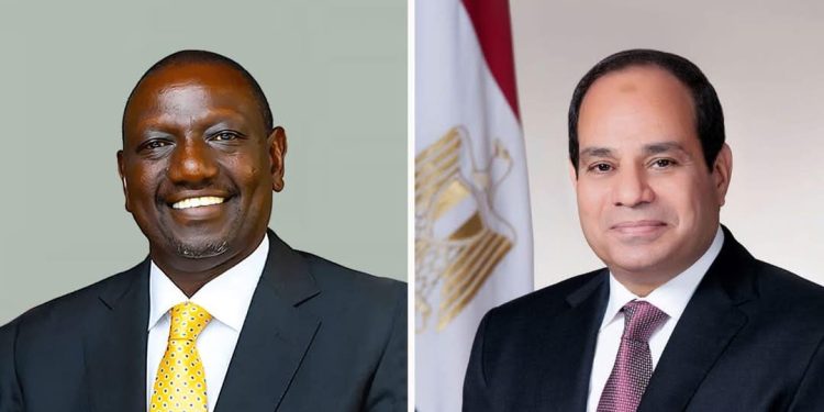 الرئيس السيسي يستقبل نظيره الكيني