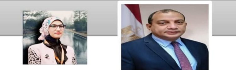 رئيس جامعة بني سويف وعميدة كلية التمريض