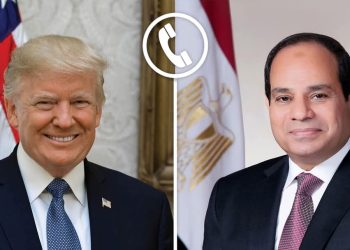 أول إتصال هاتفي بين ترامب والرئيس السيسي