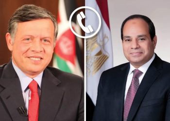 الرئيس السيسي يتلقى اتصالاً هاتفياً من العاهل الأردني