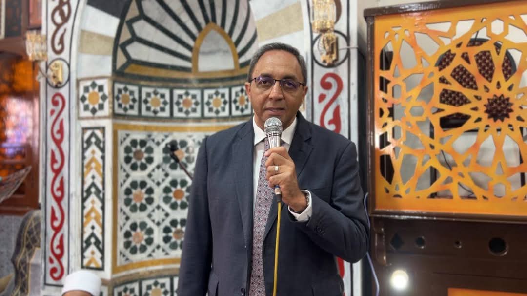 كلمة محافظ قنا في افتتاح مسجد الدكتور محمود بكري 