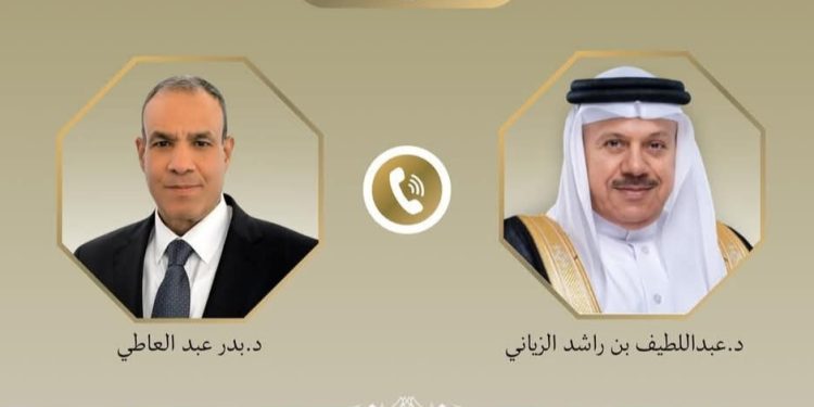 وزيرا الخارجية المصري والبحريني