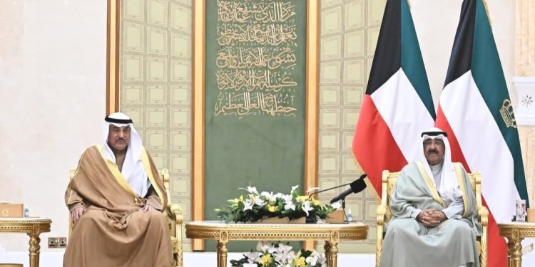 أمير الكويت في حفل جائزة الشيخ سالم العلي الصباح للمعلوماتية