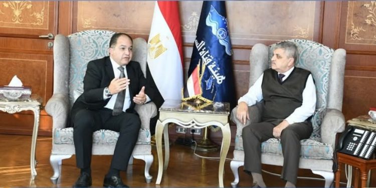 النائب عادل اللمعي والفريق أسامة ربيع