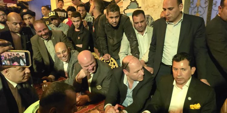 وزير الشباب والرياضه من حفل إفطار شباب المطرية