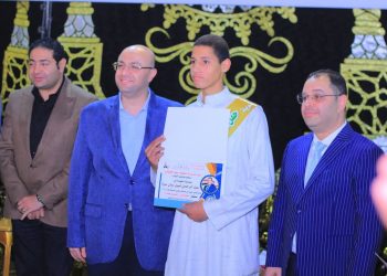 جانب من تكريم حفظة القرآن الكريم بمركز ناصر شمال بني سويف