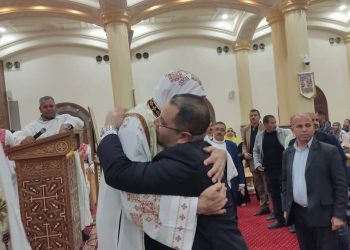 الشعب الجمهوري ببني سويف يهنئ قيادات الكنيسة وأقباط ناصر بعيد القيامة المجيد