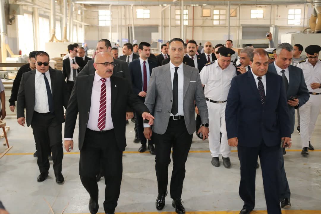 جانب من تفتيش النبابة العامة لمركز اصلاح وادي النطرون 
