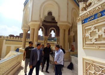 محافظ الدقهلية يتفقد الأعمال الجارية بمشروع تطوير ضريح الإمام الشعراوي بدقادوس