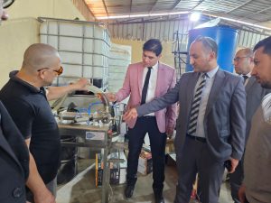 الحملة داخل مصنع تعبئة الزيوت ببني سويف 
