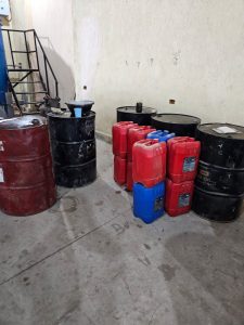 جانب من المضبوطات 